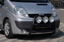 Nissan Primastar 2002–2014 Bullbar WT018 Black (RVS) foto 2