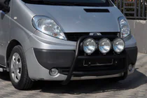 Opel Vivaro 2001–2015 Bullbar WT018 Black (RVS) foto 2