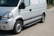 Renault Master 1998–2010 Duru side steps (2 stuks, aluminium) foto 1