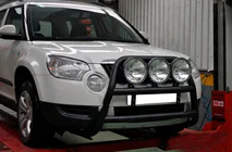 Skoda Yeti 2009–2017 Bullbar WT018 Black (RVS) foto 2
