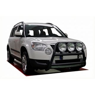 Bullbar WT018 Black (RVS) Skoda Yeti 2009–2017 foto 1