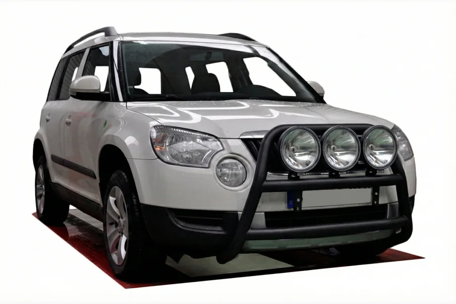 Skoda Yeti 2009–2017 Bullbar WT018 Black (RVS) Image