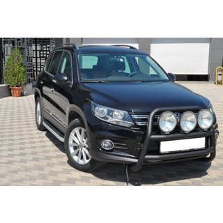 Bullbar WT018 Black (RVS) Volkswagen Tiguan 2007–2016 foto 3