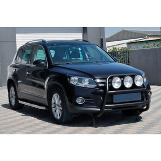 Bullbar WT018 Black (RVS) Volkswagen Tiguan 2007–2016 foto 1