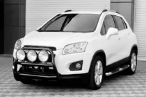 Chevrolet Trax 2012–2023 RVS frontbeugel WT018 Black (RVS) foto 4