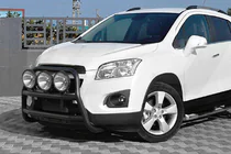 Chevrolet Trax 2012–2023 RVS frontbeugel WT018 Black (RVS) foto 3