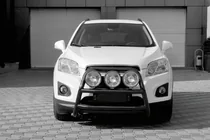 Chevrolet Trax 2012–2023 RVS frontbeugel WT018 Black (RVS) foto 2