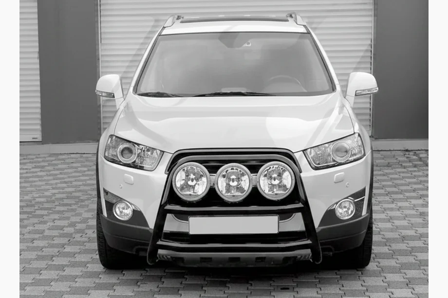 Chevrolet Trax 2012–2023 RVS frontbeugel WT018 Black (RVS) Image