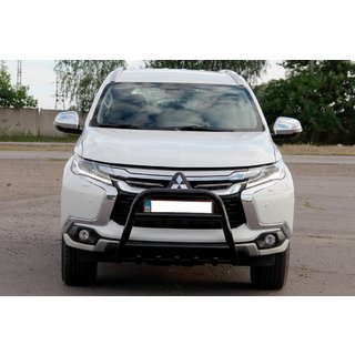 Bullbar WT008 Black (RVS) Mitsubishi Pajero Sport 2015– foto 1