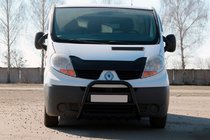 Opel Vivaro 2001–2015 Bullbar QT-Spec Black (RVS) foto 1
