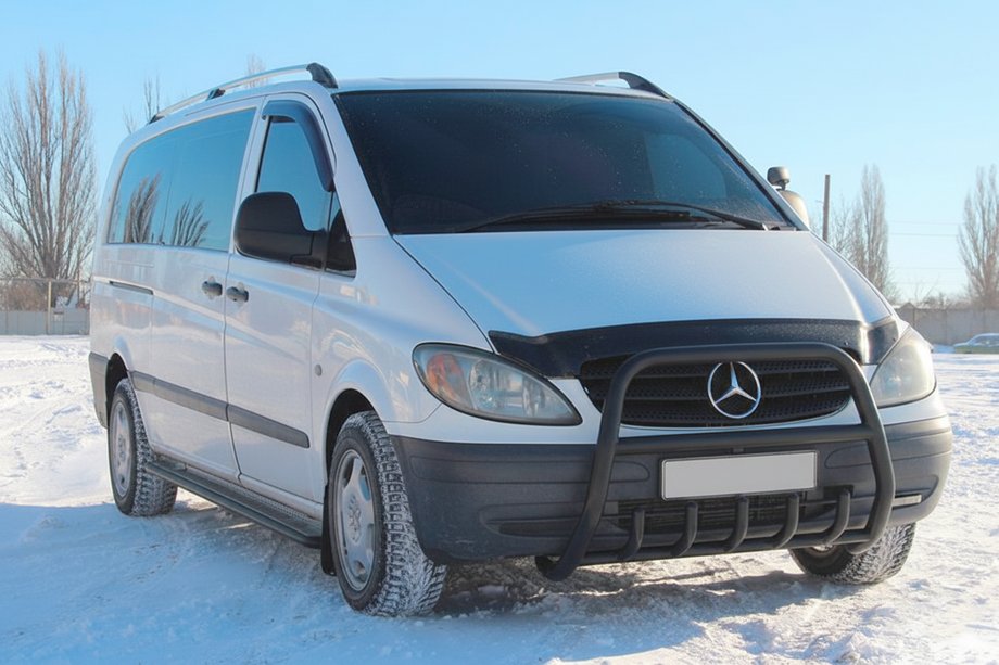 Mercedes Vito W639 2004–2014 Bullbar XL-WT025 Black (roestvrij staal) Image