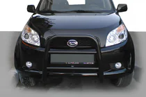 Daihatsu Terios 2006–2017 QT005 Black voorbeugel (RVS) foto 1