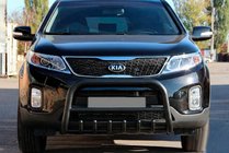 Kia Sorento II XM 2009–2014 Bullbar WT021 Black (RVS) foto 2