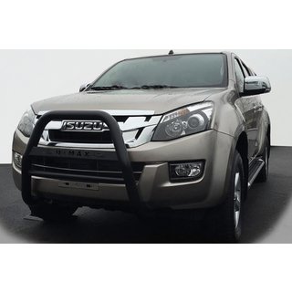 Bullbar voorzijde QT008 Black (RVS)