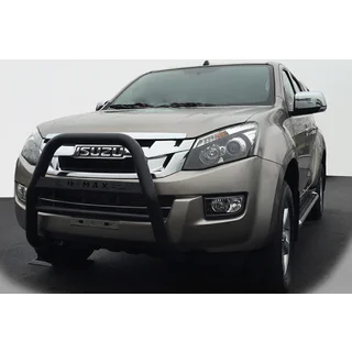 Bullbar voorzijde QT008 Black (RVS)