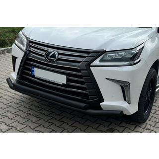 Frontbeschermbeugel ST014 Black (2015+, RVS) Lexus LX570/450d 2008–2022 foto 1