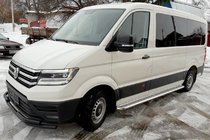 Volkswagen Crafter 2016– Frontbeschermbeugel ST085 Black (RVS) foto 1