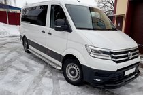 Volkswagen Crafter 2016– Frontbeschermbeugel ST085 Black (RVS) foto 2