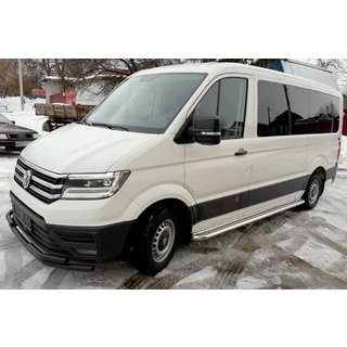 Frontbeschermbeugel ST085 Black (RVS) Volkswagen Crafter 2016– foto 1