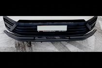 Volkswagen Crafter 2006–2016 Voorbumperbescherming ST008 Black (RVS) foto 1
