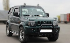 Suzuki Jimny 1998–2018 Bullbar F2-01 Black (roestvrij staal) foto 2