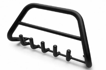 Renault Logan MCV 2005–2013 Voorbullbar Black WT003 (RVS) foto 1