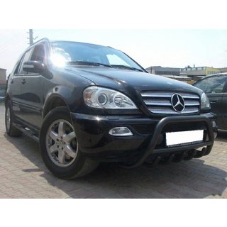 Bullbar Black (RVS) Mercedes ML W163 1997–2005 foto 1