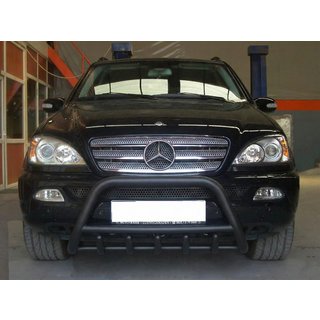 Bullbar Black (RVS) Mercedes ML W163 1997–2005 foto 2