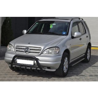 Bullbar Black (RVS) Mercedes ML W163 1997–2005 foto 3