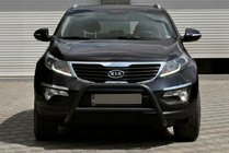 Kia Sportage 2010–2015 Bullbar WT006 Black (RVS) foto 2