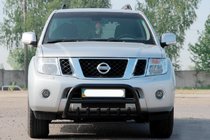 Nissan Pathfinder R51 2005–2014 Bullbar WT008 Black (RVS) foto 3