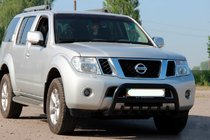 Nissan Pathfinder R51 2005–2014 Bullbar WT008 Black (RVS) foto 2