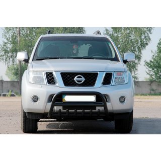 Bullbar WT008 Black (RVS) Nissan Pathfinder R51 2005–2014 foto 3