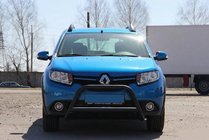 Dacia Sandero 2013–2020 Voorbumperbeugel WT006 Black (RVS) foto 1
