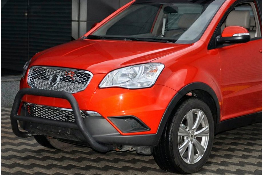SsangYong Korando 2010–2019 Bullbar WT005 Black (RVS) Image