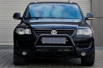 Volkswagen Touareg 2002–2010 Bullbar WT005 Colt Black (RVS) foto 4