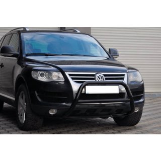 Bullbar WT005 Colt Black (RVS) Volkswagen Touareg 2002–2010 foto 2