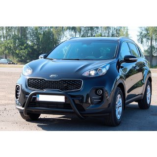 Bullbar WT006 Black (RVS) Kia Sportage 2015–2021 foto 3