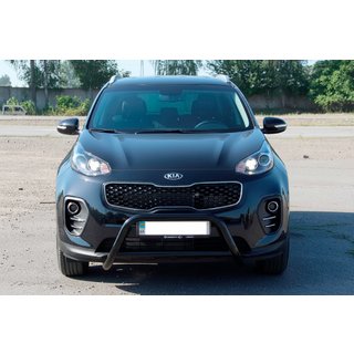 Bullbar WT006 Black (RVS) Kia Sportage 2015–2021 foto 1
