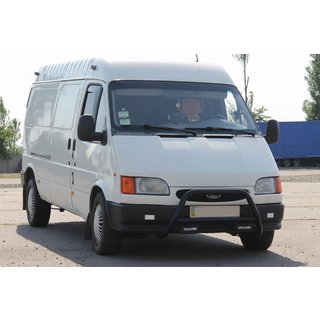 Bullbar WT006 Black (RVS) Ford Transit 1991–2000 foto 1
