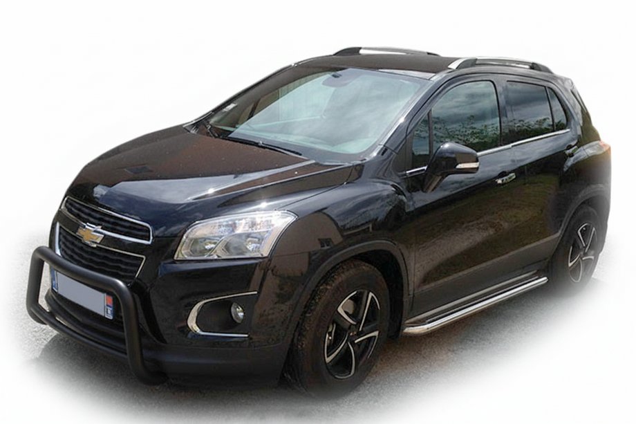 Chevrolet Trax 2012–2023 Frontbeugel WT005 Black (RVS) Image