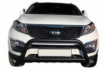Kia Sorento II XM 2009–2014 Bullbar WT005 Black (RVS) foto 1