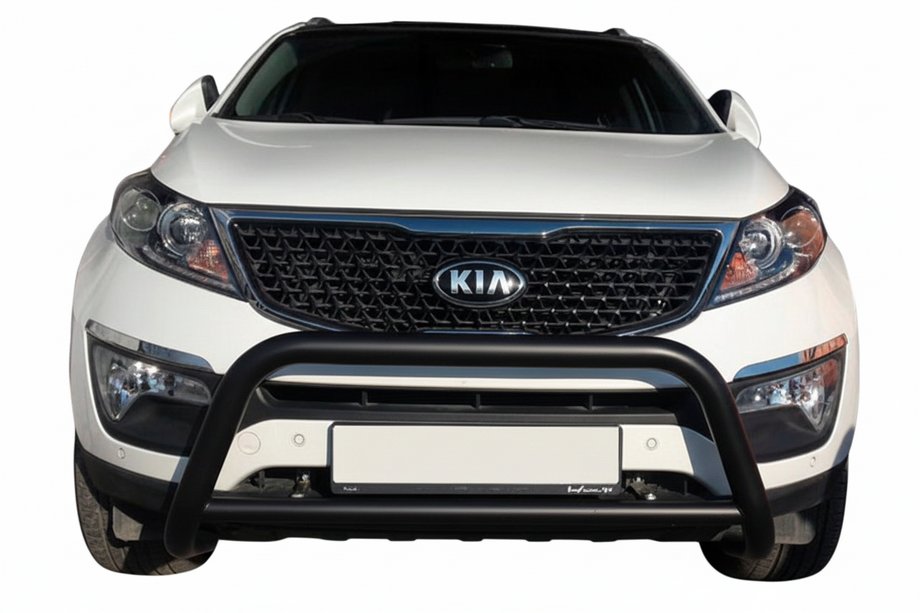 Kia Sorento II XM 2009–2014 Bullbar WT005 Black (RVS) Image