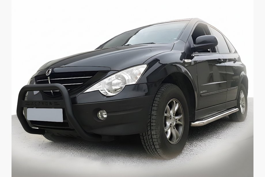 SsangYong Action 2005–2018 Bullbar WT005 Black (RVS) Image
