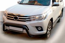 Toyota Hilux 2015– Bullbar voorzijde WT009 Black (RVS) foto 1