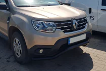 Dacia Duster 2018–2024 Voor bullbar WT008 Black (RVS) foto 4
