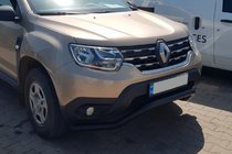 Renault Duster 2018–2024 Voor bullbar WT008 Black (RVS) foto 4