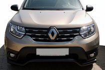 Renault Duster 2018–2024 Voor bullbar WT008 Black (RVS) foto 2
