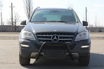 Mercedes ML W164 2005–2011 Frontbeugel WT006 Black (RVS) foto 1
