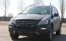 Mercedes ML W164 2005–2011 Frontbeugel WT006 Black (RVS) foto 3